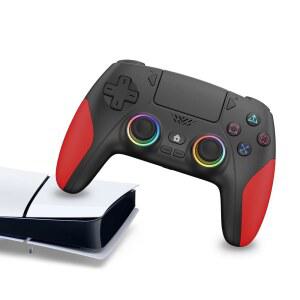 PS-5용 카밀로러스 무선 컨트롤러, 홀 효과 기능이 있는 PC용 게이밍 프로그래머블 /리맵 /터보, 3.5mm 오디오 잭, 듀얼 진동, 스피커 포함 6축 모션 컨트롤 게임패드