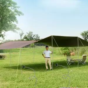 대형 타프 그늘막 캠핑용 캠핑 스크린 쉘터 차박용