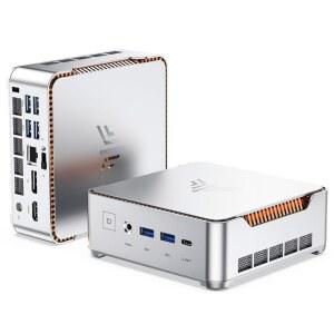 캠루이 하이퍼 H2 미니 게이밍 PC, 인텔 코어 i9-11900H(i5/i7/R5/R7, 최대 4.9GHz) 32GB RAM 1TB SSD 데스크톱 컴퓨터, 트리플 4K 디스플레이 6*USB3.2, USB-C, HDMI, DP, WiFi6, BT5.2, 오피스