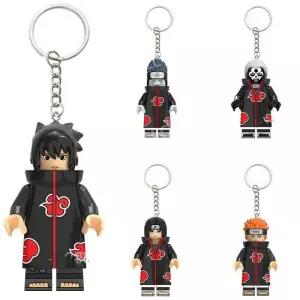 나루토키홀더 아카츠키 이타치 사스케 레고호환 키링 가방고리