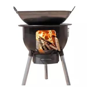 주물 화목 난로 드럼통 연통 옛날 소형 캠핑