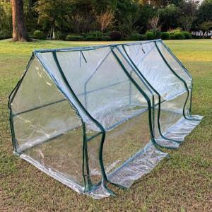 소형 온실하우스 텃밭 화단 식물보온 이동식 비닐장