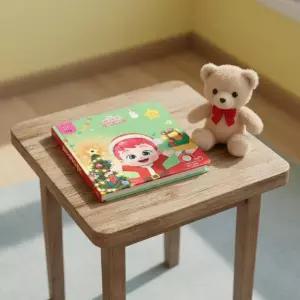 핑크퐁 베베핀 플레이 사운드북 크리스마스 동요 소리나는책 캐럴 유아 장난감 멜로디북