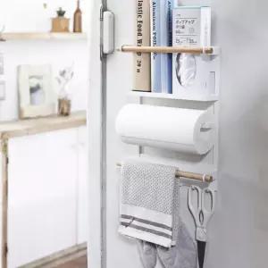 냉장고자석선반 뽑아쓰는 키친타올홀더 무타공 주방도구걸이