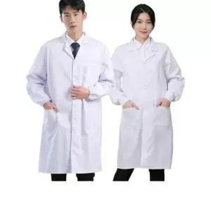 실험복 의사가운 약사가운 실습복 영양사 빅사이즈 긴팔 반소매초박형화이트가운 S 160