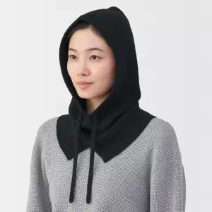 무인양품 MUJI 메리노울 혼합 바라클라바 겨울 넥워머 방한