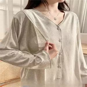 수유잠옷 파자마 임산부잠옷 브라캡 노브라잠옷 빅사이즈 임산부