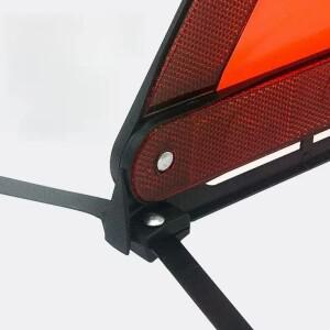 삼각대 경고 표지판 비상 고장 위험 SUV 밴 버스 악세사리 반사 도로 정지 접이식 삼각형 차량용