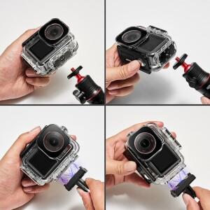 DJI OSMO Action 5 Pro/4/3 호환  자기 방수 케이스 60m 수중 다이빙 하우징 보호 커버 카메라 악세사리