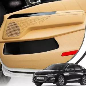 더뉴말리부 가죽 도어커버 스크래치방지 커버 QcW5+3FeC