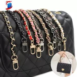 가죽체인 가방끈 꼬임 가방끈 체인줄 스트랩 gwB8+5tfw