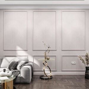 인테리어 벽용 벽 몰딩 키트 u2013 프리컷 팩토리 프라이밍 트림 세트 장식 패널 룩, 액센트 벽, 액자 및 웨인스코팅 프로젝트 상위 3개 하단 프레임