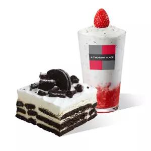 [투썸] 떠먹는 아박 + 딸기 밀크 쉐이크 R