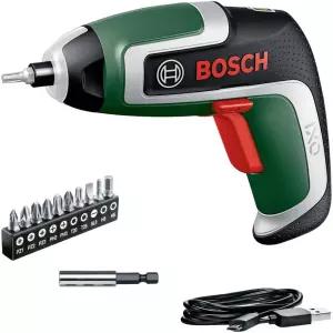 Bosch 컴팩트 무선 드라이버 IXO(7세대 3.6V 2.0Ah 5.5Nm) 마이크로 USB 케이블 포함 IXO 컬렉션 부착물과