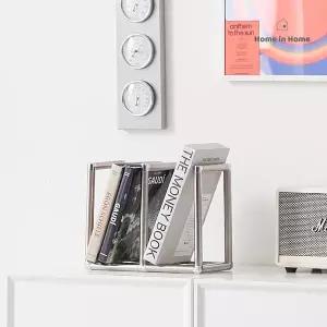 [홈인홈]뉴닛 미드센츄리 스틸 북스탠드_O105