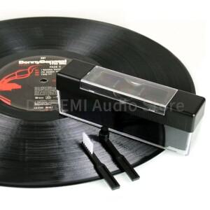 3-in-1 정전기 방지 비닐 레코드 브러시 클리너 먼지 제거제 축음기 턴테이블 용 벨벳 LP 플레이어 청소 키