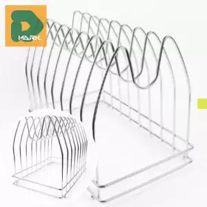 스테인리스 도마정리대 8구 도마거치대 다용도 공간 용품 건조 정리 수납 식기 활용 주방 주방 수납형 홀더