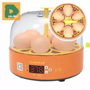 인공부화 계란부화기 6구 가정용 교육용 부화기 관리 장비 미니 병아리 알 도구 부속 조류 자동회전