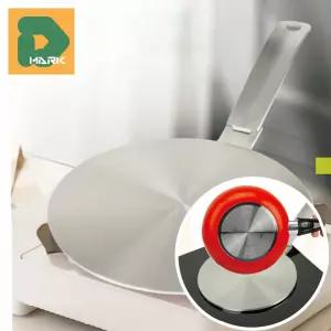 열전달용 인덕션플레이트 14cm 모카포트용 가열판 주방 어댑터형 도구 받침 스테인리스 열전도판 홈카페