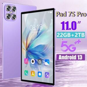 태블릿 키즈 글로벌 버전 패드 7S 프로 안드로이드 2025 11인치 5G 듀얼 SIM 22B+2TB 게이밍 탭 10000mAh