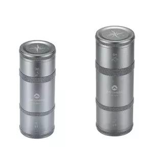 캠핑용 원두보관통 휴대용 알루미늄 커피통 캐니스터 캠핑장 보관용기 야영장 원두통