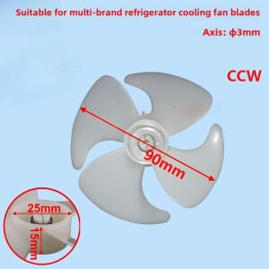 Rongsheng 냉장고용 더블 문짝 모터 선풍기 블레이드 냉각 9cm