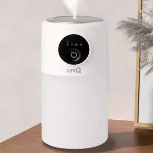 저소음 LED 무드등 아기방 사무실 가습기 화이트