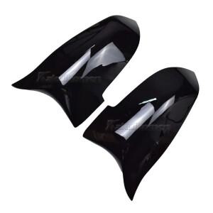 자동차 사이드 미러 커버 카본 파이버  블랙 BMW 호환 5 6 7 시리즈 F10 F11 F18 F07 F12 F13 F06 F01 F02