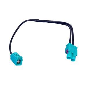 1Pc 2-1 더블 Fakra 라디오 안테나 어댑터 RNS RCD 510 310 315 210-RCD330 vw용