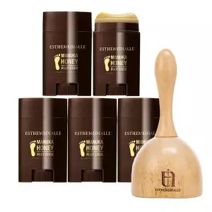 [에스떼미알레] 호주 마누카 허니 풋스틱 5개 + 마사지괄사