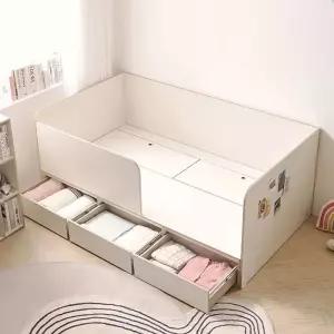 낙상방지 안전침대 꿀잠을 위한 숙면 디자인 (SS 서랍 매트별도) WB685 (착불)