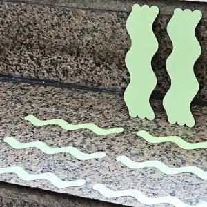 미끄럼 방지베스트 스티커 12P 안전 계단