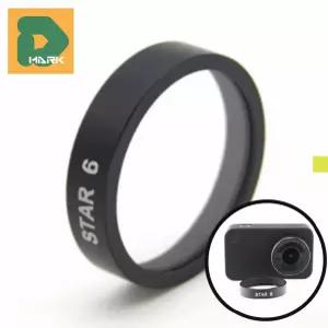 야경촬영 크로스필터 6각형 액션캠필터 야외용 특수효과 조명용 촬영용 미지아호환 렌즈용 렌즈용 빛갈라짐