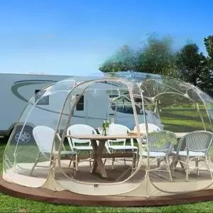 올원픽 투명돔텐트 투명텐트 쉘터 이글루 투명 돔