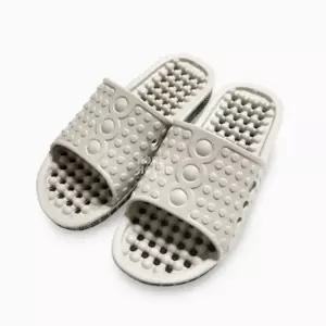 ( )EVA 욕실화 욕실 예쁜 화장실 물빠짐 슬리퍼 엣지 투톤 그레이 가벼운 튼튼한