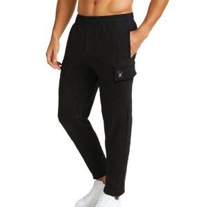 스파이더 남성 카고 스웨트 팬츠 - 부드러운 신축성 플리스 조거 팬츠와 포켓 및 탄력 있는 허리 밴드로 조깅 운동을 즐길 수 있습니다
