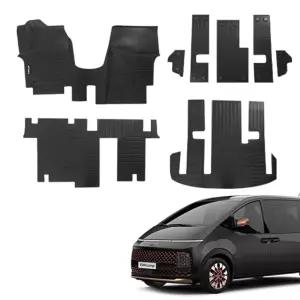 스타리아 투어러 11인승 TPE 카매트 입체 고무 바닥 발 매트 깔판 풀커버 확장형