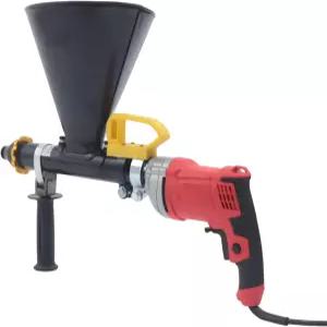 전기 모르타르 그라우트 건 700W 턱 포인팅 탈착식 그립 대용량 호퍼 벽돌 시멘트 어플리케이터 코킹을