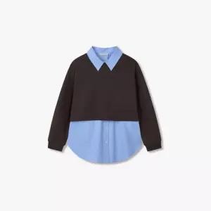 매장정품 VOV 보브 레이어드 스웨트 셔츠 블라우스 세트 7125460500 891636