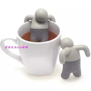 미스터티 실리콘 티 인퓨저 목욕 차 거름망 키덜트 카페 인테리어 소품 녹차 필터