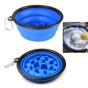 이지코라 접이식 면도기, 면도 크림 비누용 실리콘 휴대하기 쉬운 남성용 습식 면도용 면도컵