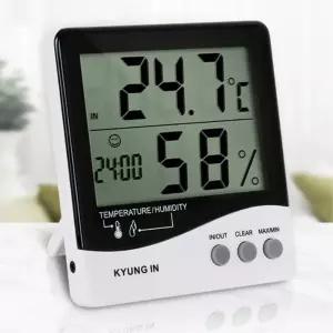 디지털 온습도계 외부 야외센서 온도계 시계 가정용 아기 신생아 무선 소형