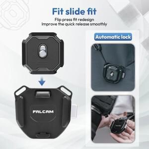 Falcam F38 퀵 릴리스 숄더 스트랩 베이스/키트 V2 PD Fotopro PGY 플레이트와 호환 가능