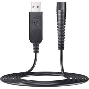 브라운 호환 면도기 시리즈 9 7 5 3 1 포와 호환 가능 12V USB 충전 케이블 교체 코드