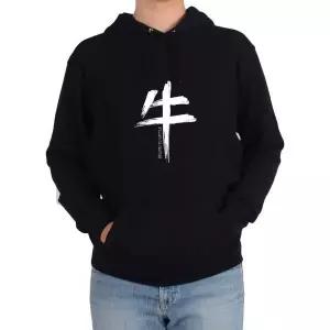 [하프클럽/]후드티 한자 소 COW 단어 CATTLE그림 다양한 색상 사이즈
