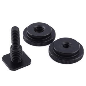 1/4 핫슈 마운트 폰 홀더 듀얼 너트 콜드 슈 어댑터 브래킷 악세사리 카메라 부품