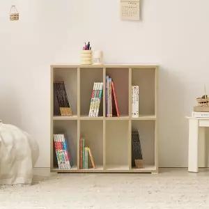 [다오름]다경 E0목재 18T LPM 4칸2단 800 책장 다용도수납장