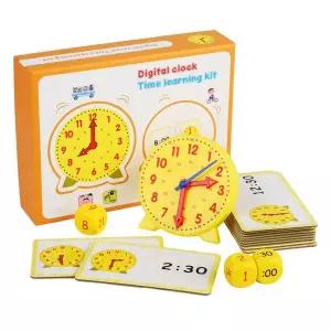 학습용 모형시계 시계학습 활동세트 보드게임 B1925