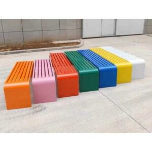 공원 의자 벤치 사각 둘레에 간이 보존 커뮤니티 심플 받아서 경기장 통나무 수영장