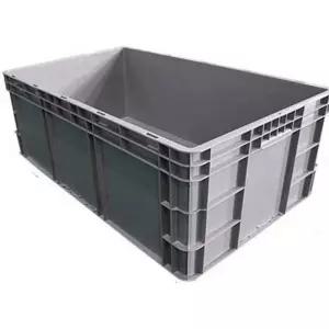 플라스틱 초대형 물류 블루 상자 공장 적재 1000x600x350